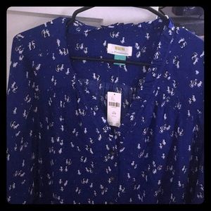 PLUS SIZE ANTHROPOLOGIE BLOUSE. NEW W/ TAG!